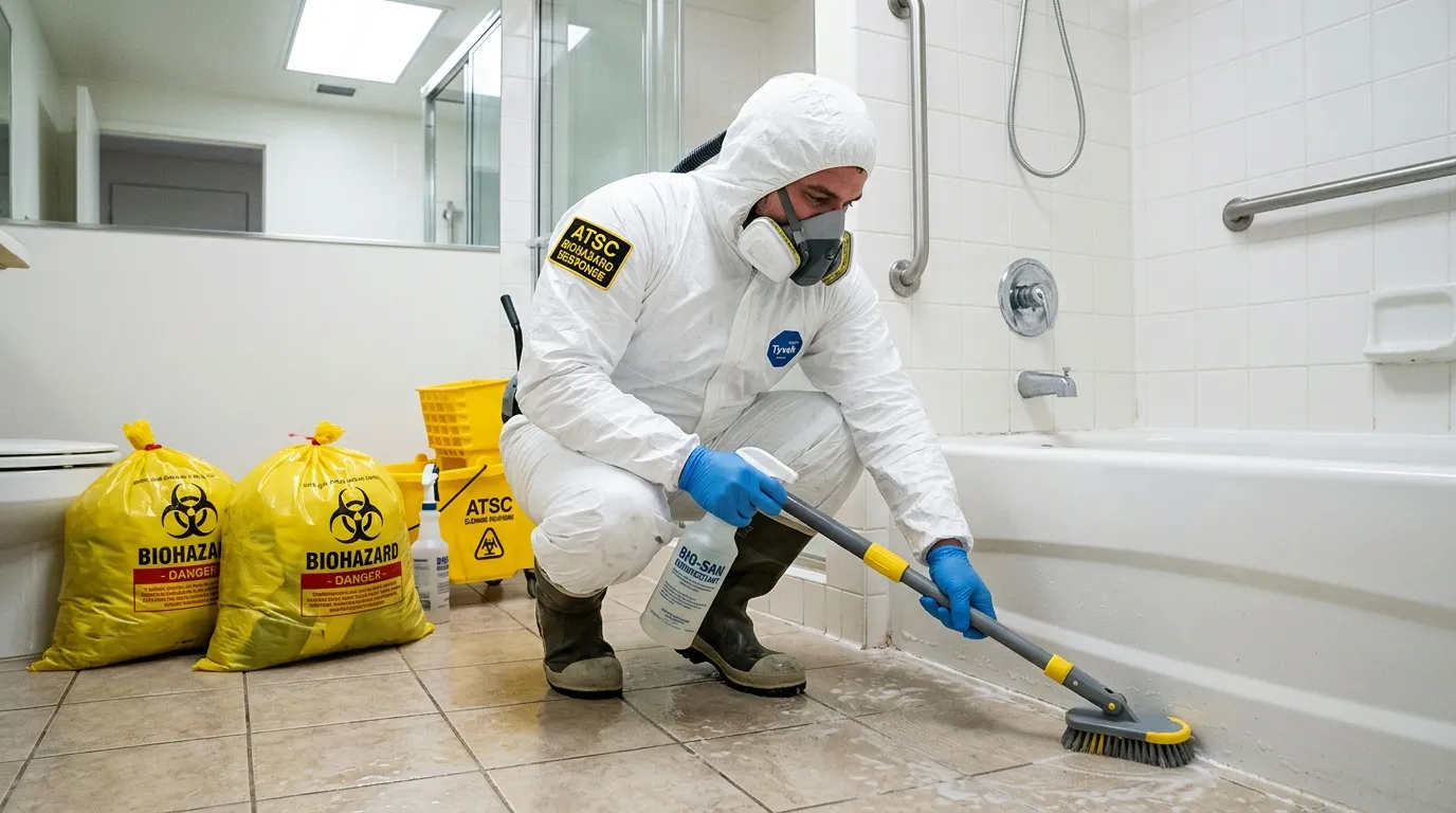 Decontamination equipment deployed for Blood Cleanup in Laguna Beach